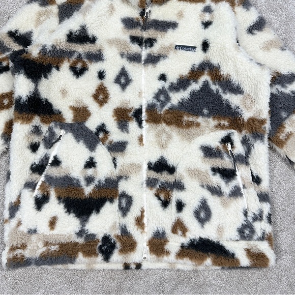 SOLD | Columbia Women’s Winter Pass Sherpa Full Zip Jacket in Rocky Mountain L - Picture 4 of 16